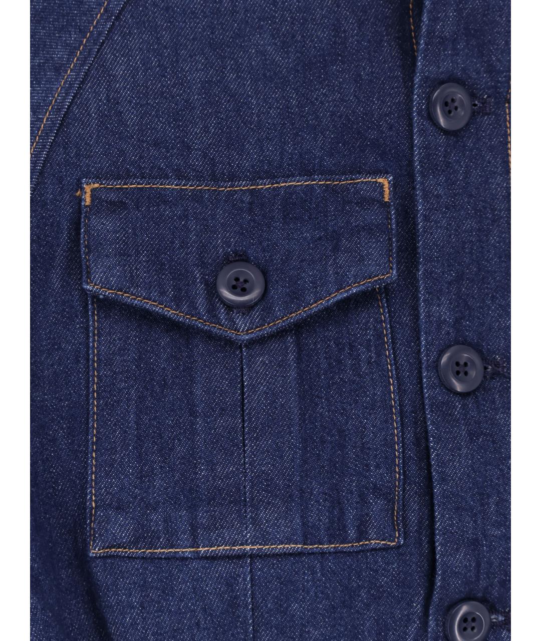 POLO RALPH LAUREN Синяя хлопковая куртка, фото 3