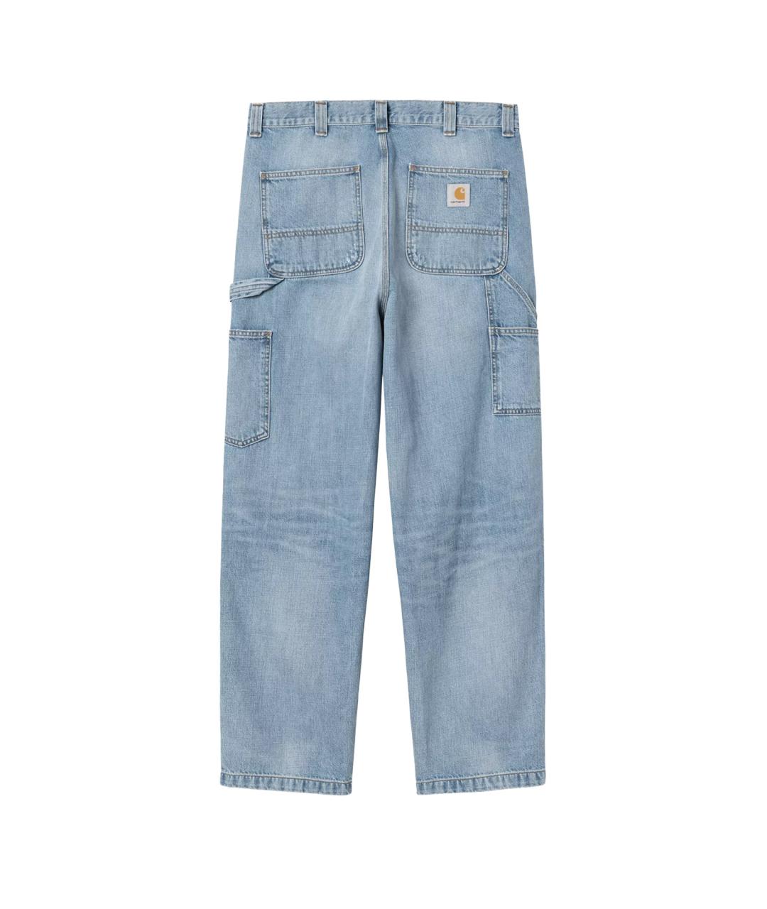 CARHARTT WIP Синие хлопковые прямые джинсы, фото 2