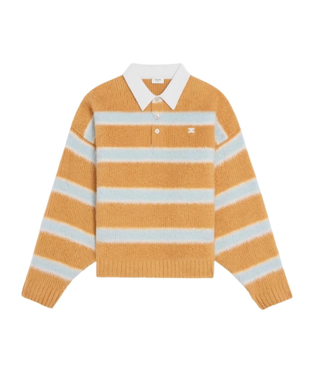 CELINE Мульти хлопковый джемпер / свитер, фото 1