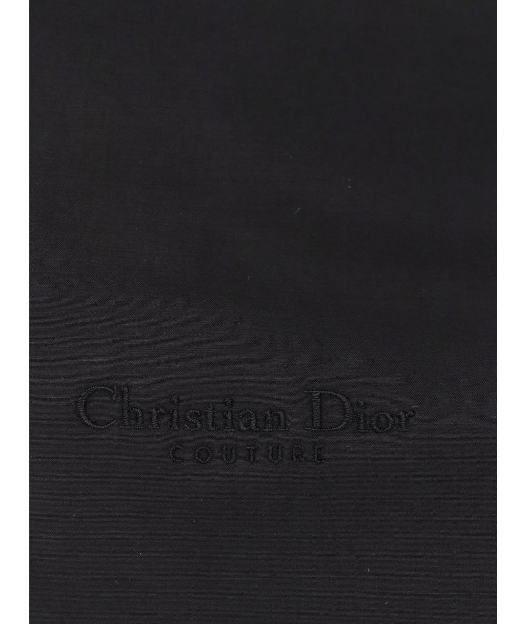 CHRISTIAN DIOR Черная хлопко-эластановая куртка, фото 3