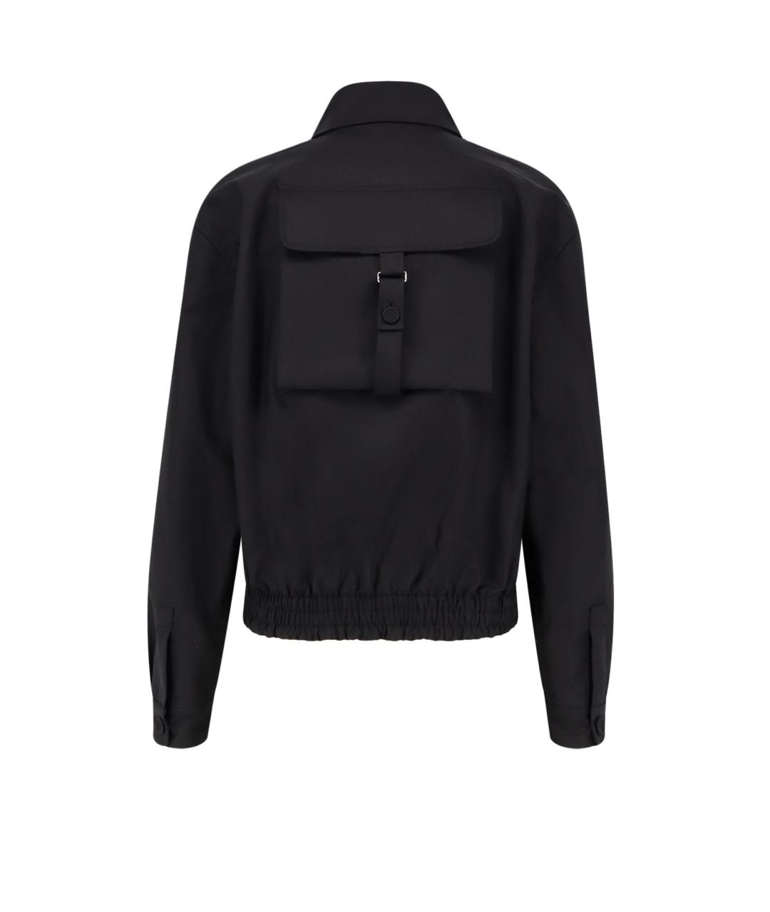 CHRISTIAN DIOR Черная хлопко-эластановая куртка, фото 2