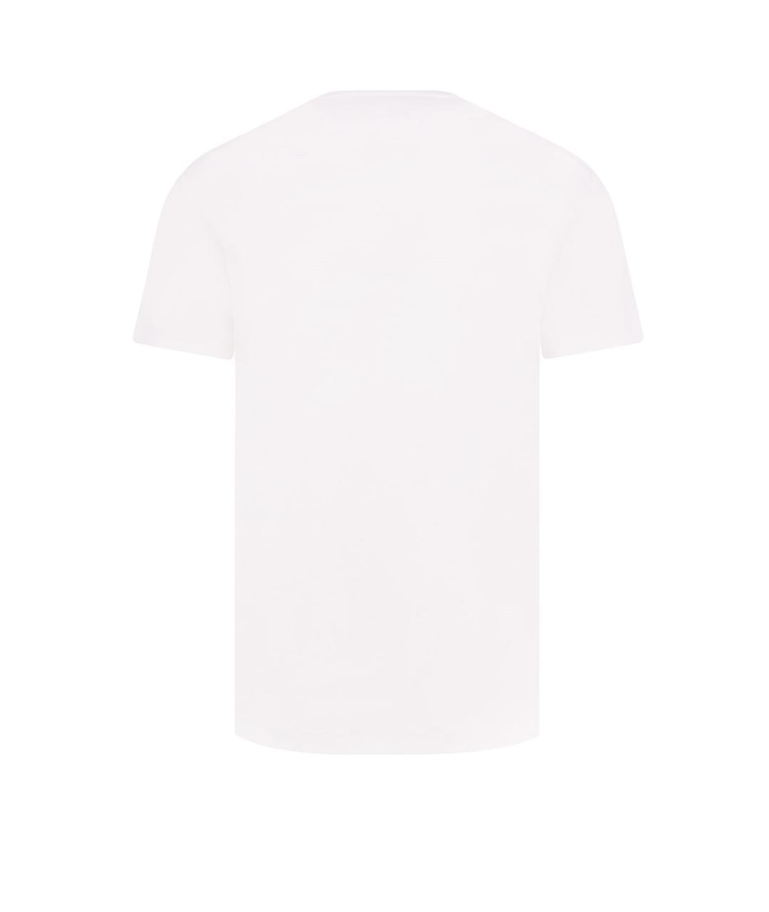 POLO RALPH LAUREN Белая хлопковая футболка, фото 2