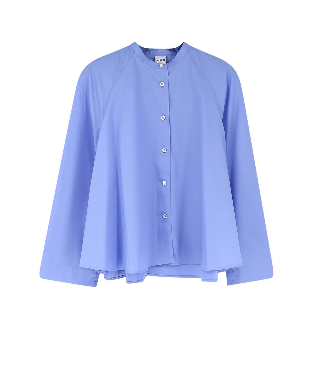 ASPESI Голубая хлопковая рубашка, фото 4