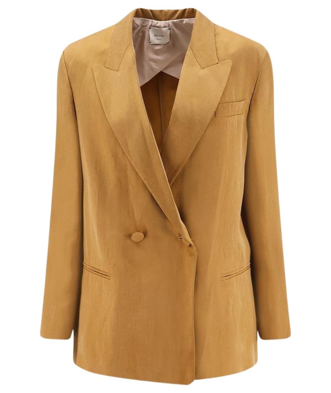 ALYSI Коричневый жакет/пиджак, фото 1
