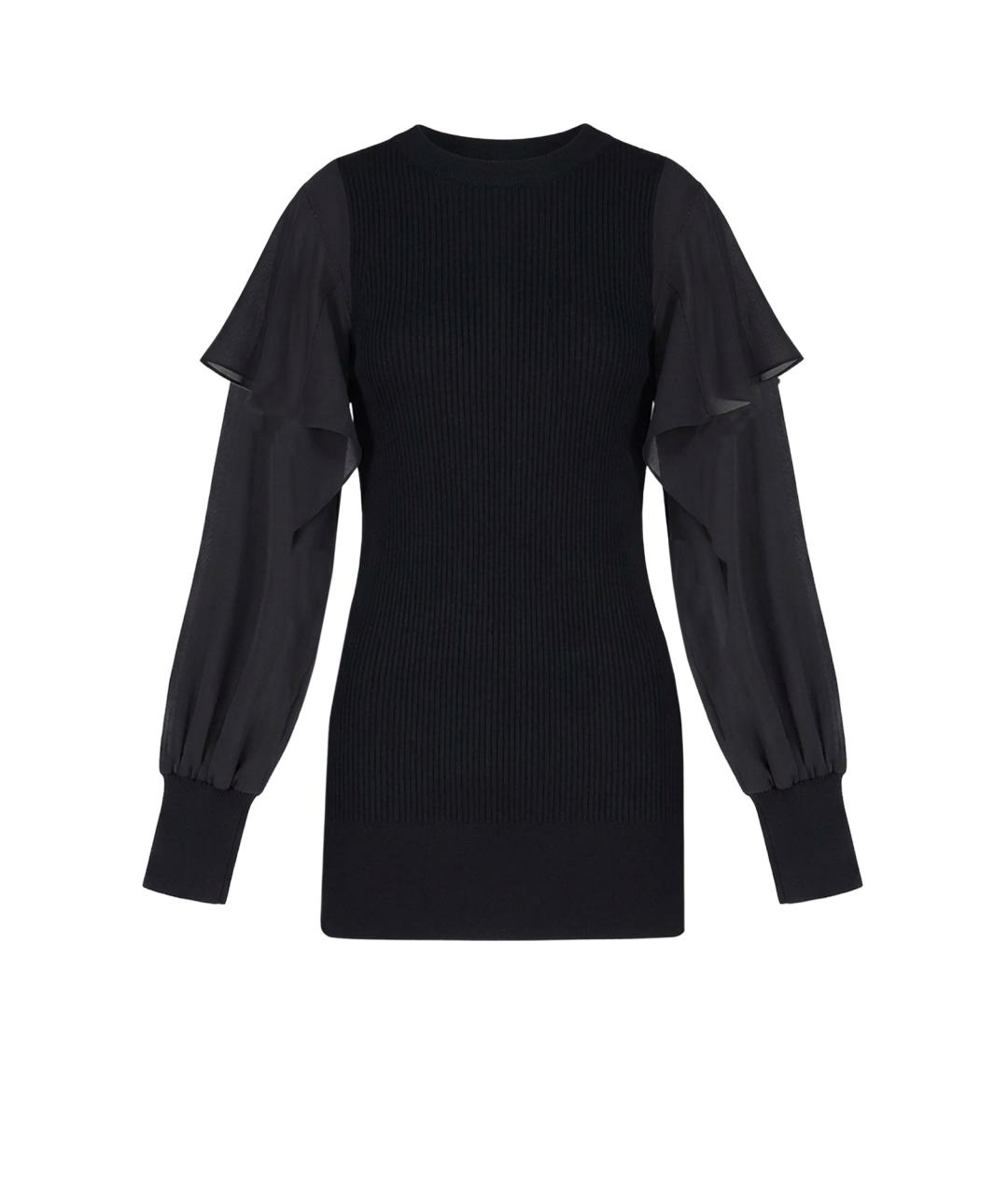 SACAI Черный джемпер / свитер, фото 2