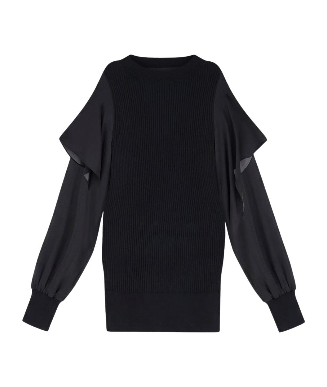 SACAI Черный джемпер / свитер, фото 1