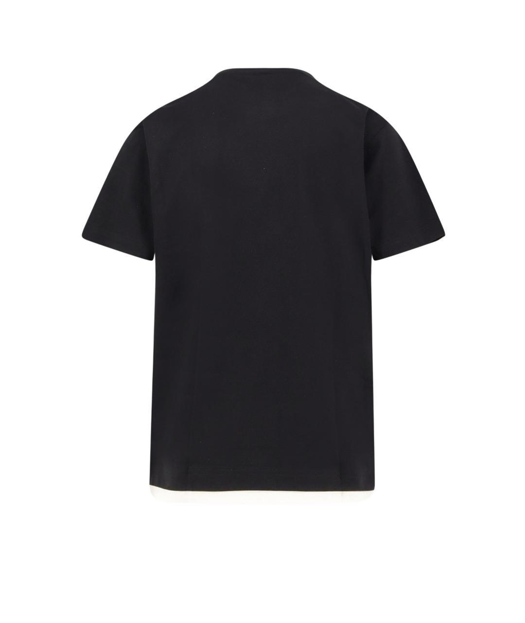 DOLCE&GABBANA Черная хлопковая футболка, фото 2