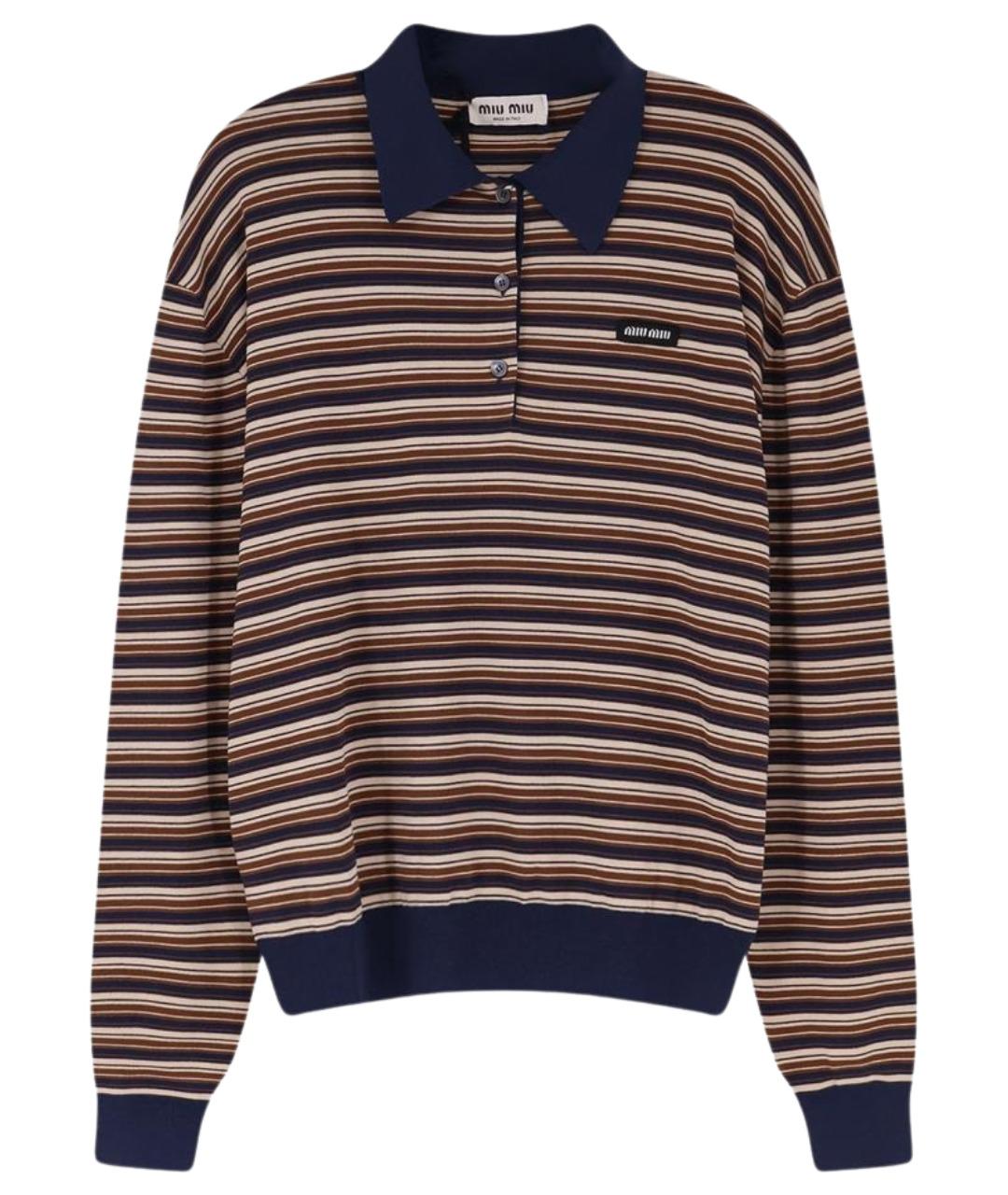 MIU MIU Мульти шерстяной джемпер / свитер, фото 1