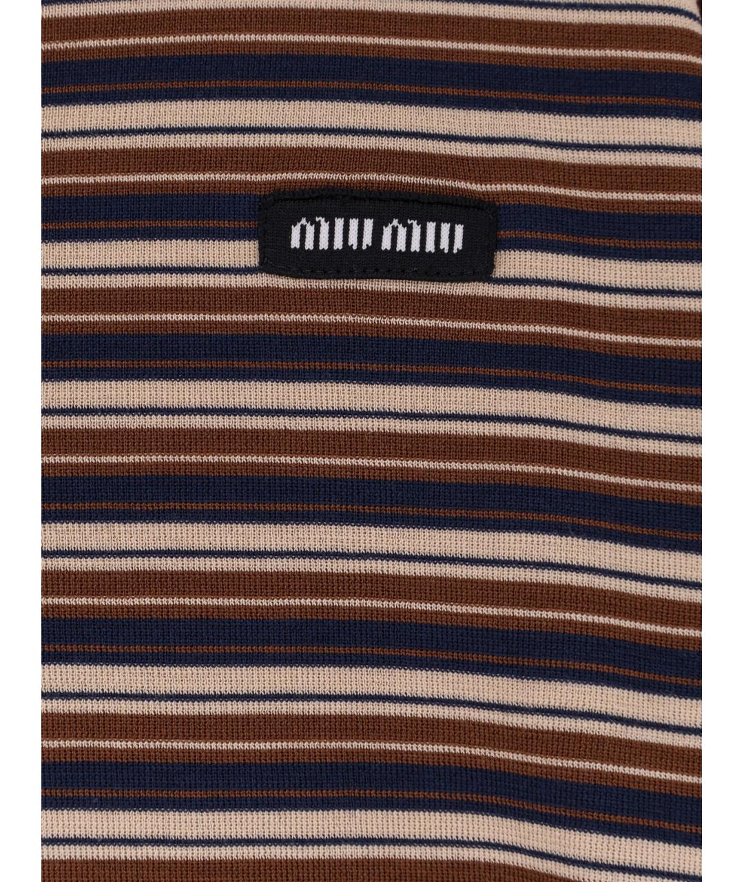 MIU MIU Мульти шерстяной джемпер / свитер, фото 3