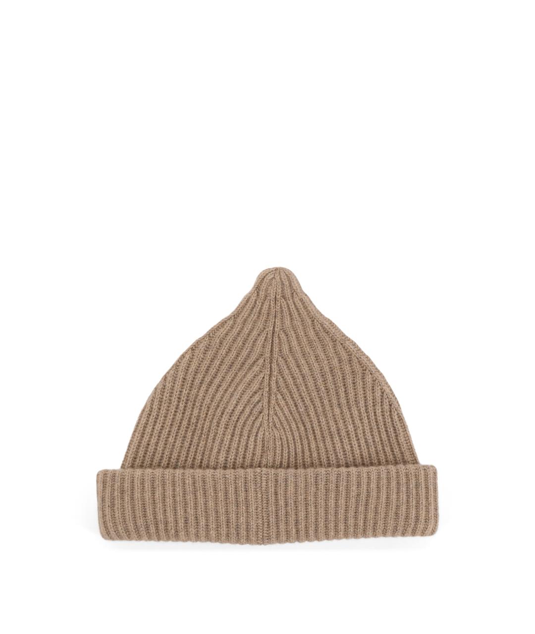 LORO PIANA Бежевая кашемировая шапка, фото 2