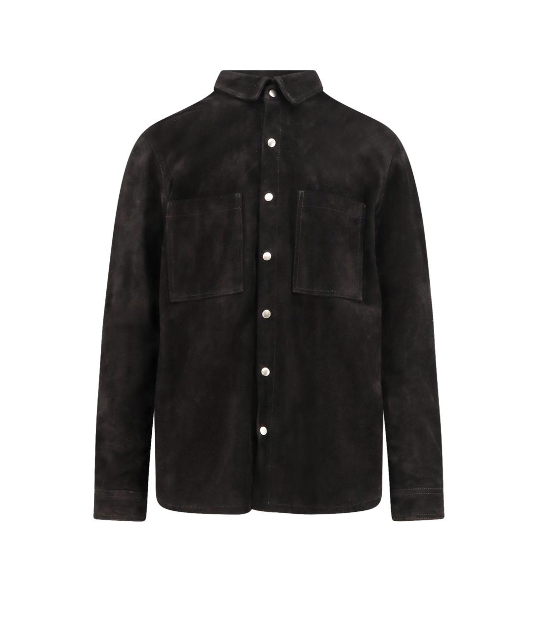 RICK OWENS Черная замшевая куртка, фото 1