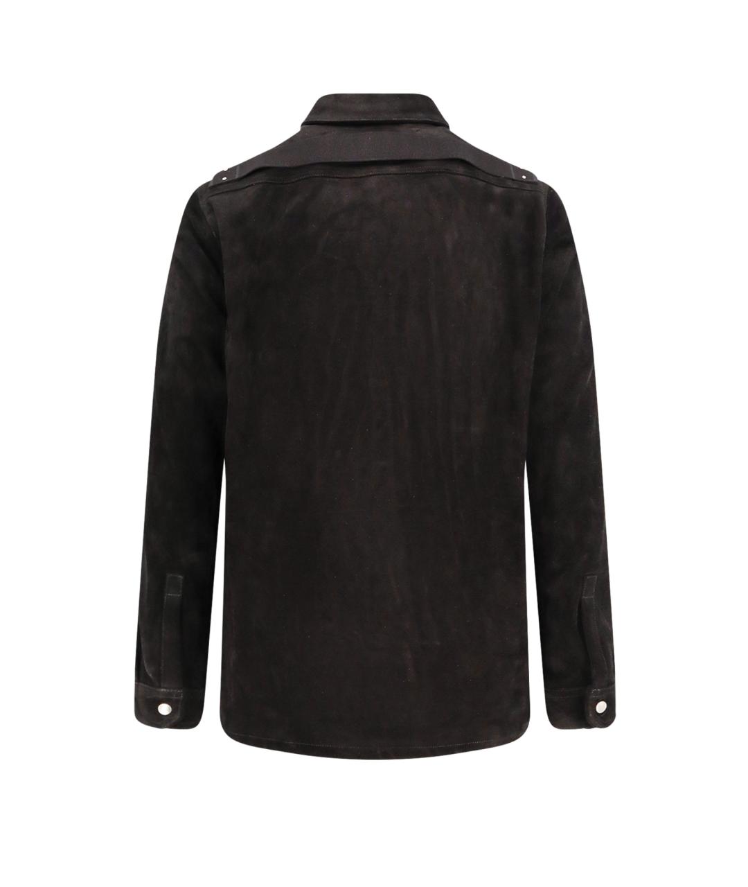 RICK OWENS Черная замшевая куртка, фото 2