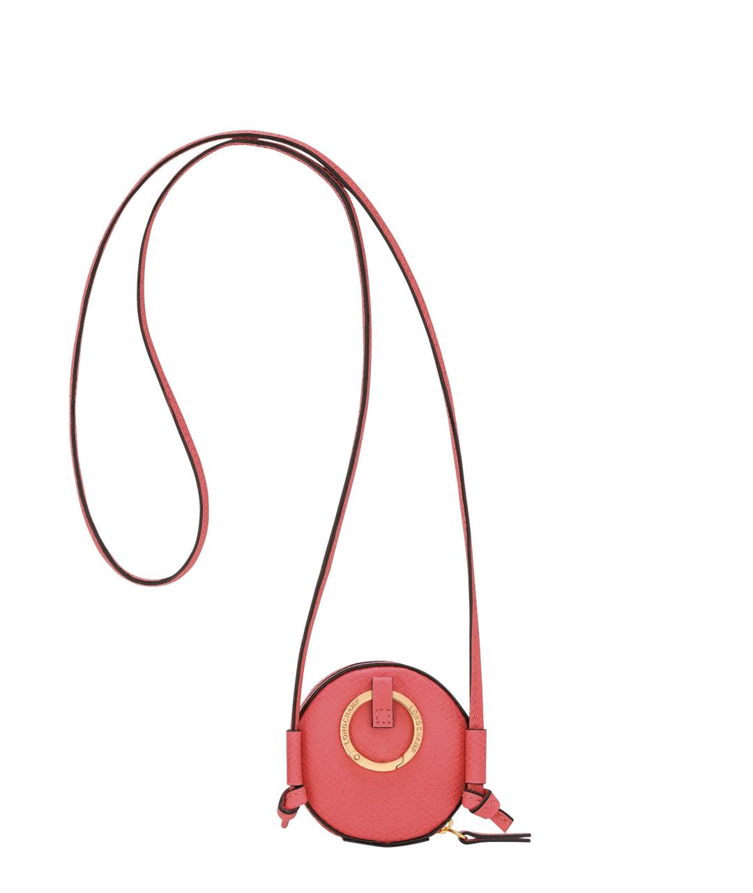 LONGCHAMP Розовый кожаный кошелек, фото 2