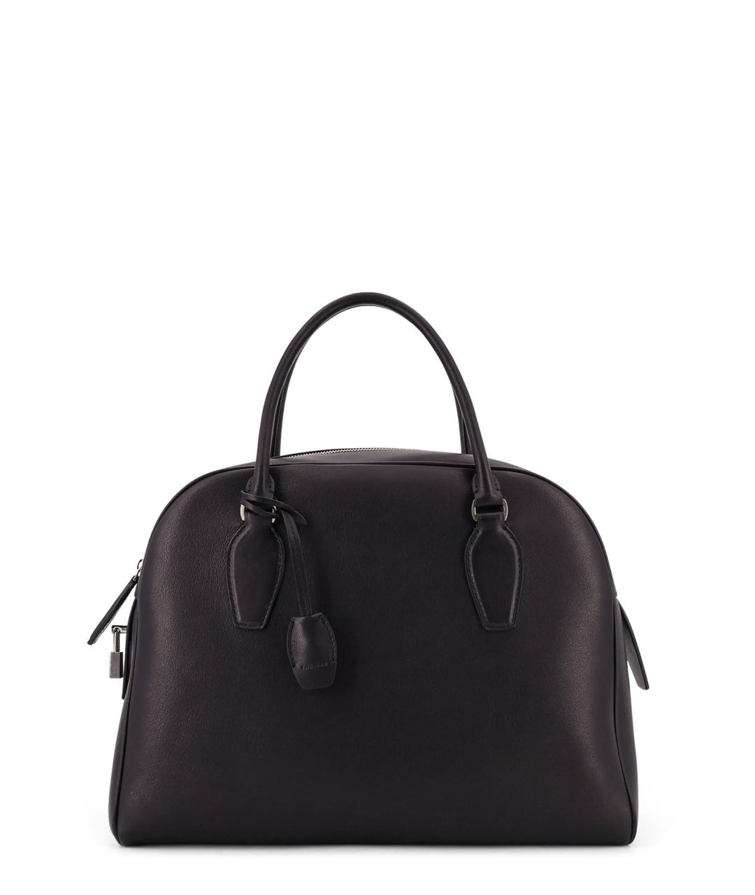 THE ROW Черная кожаная сумка тоут, фото 1