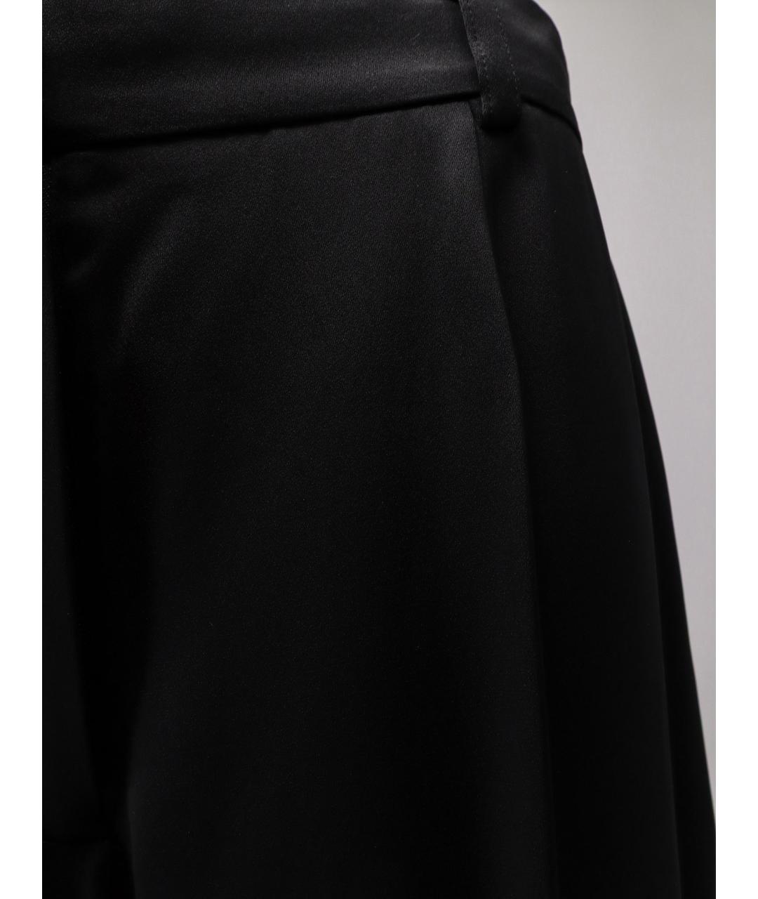 TOTEME Черные вискозные прямые брюки, фото 3
