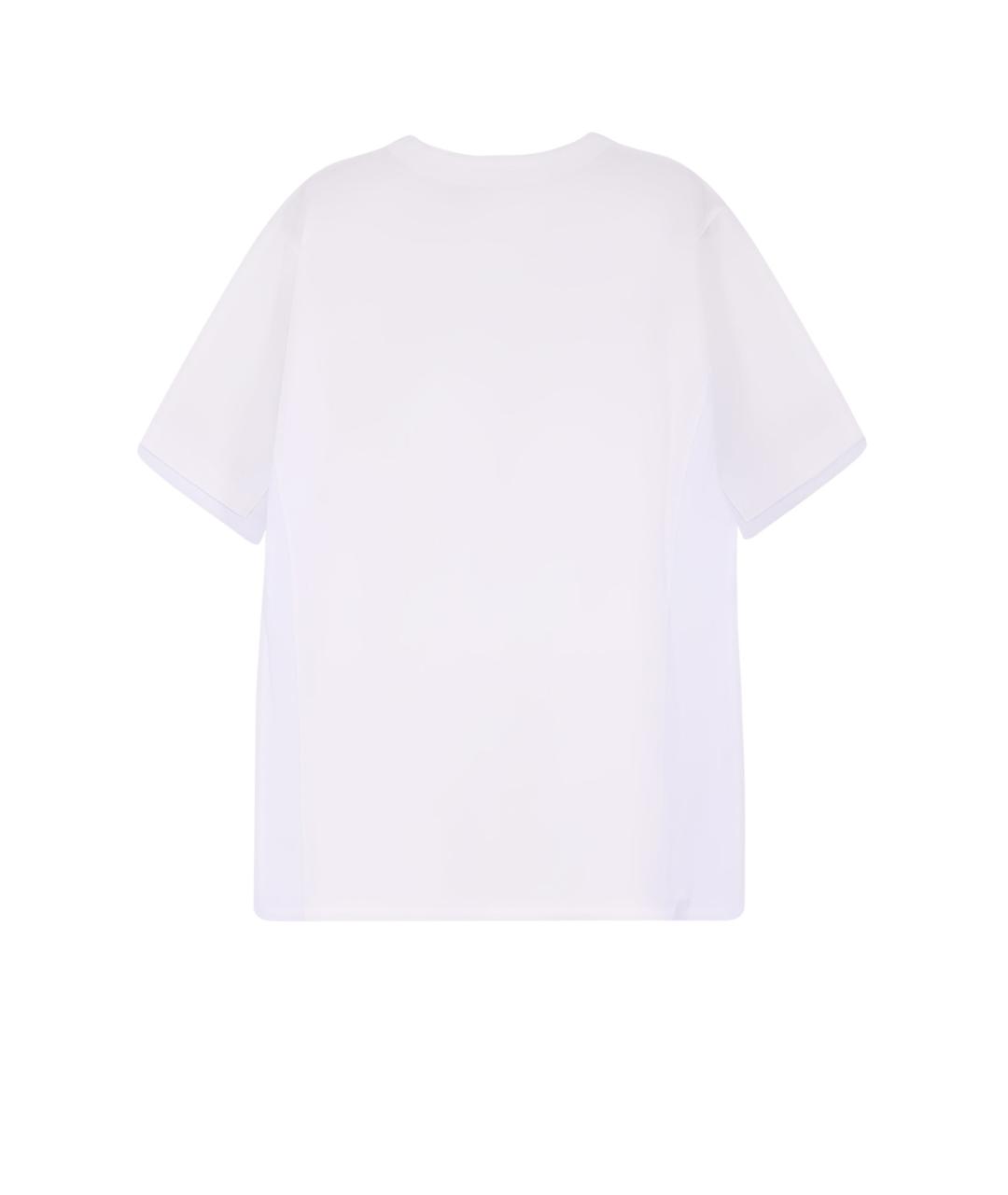 SACAI Белая хлопковая футболка, фото 2