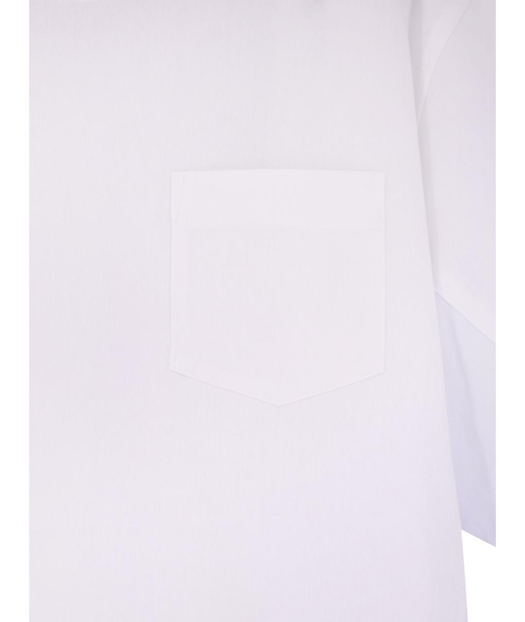 SACAI Белая хлопковая футболка, фото 3