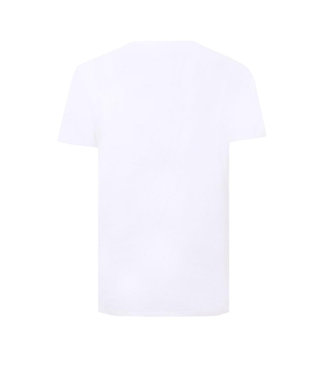 POLO RALPH LAUREN Белая хлопковая футболка, фото 2