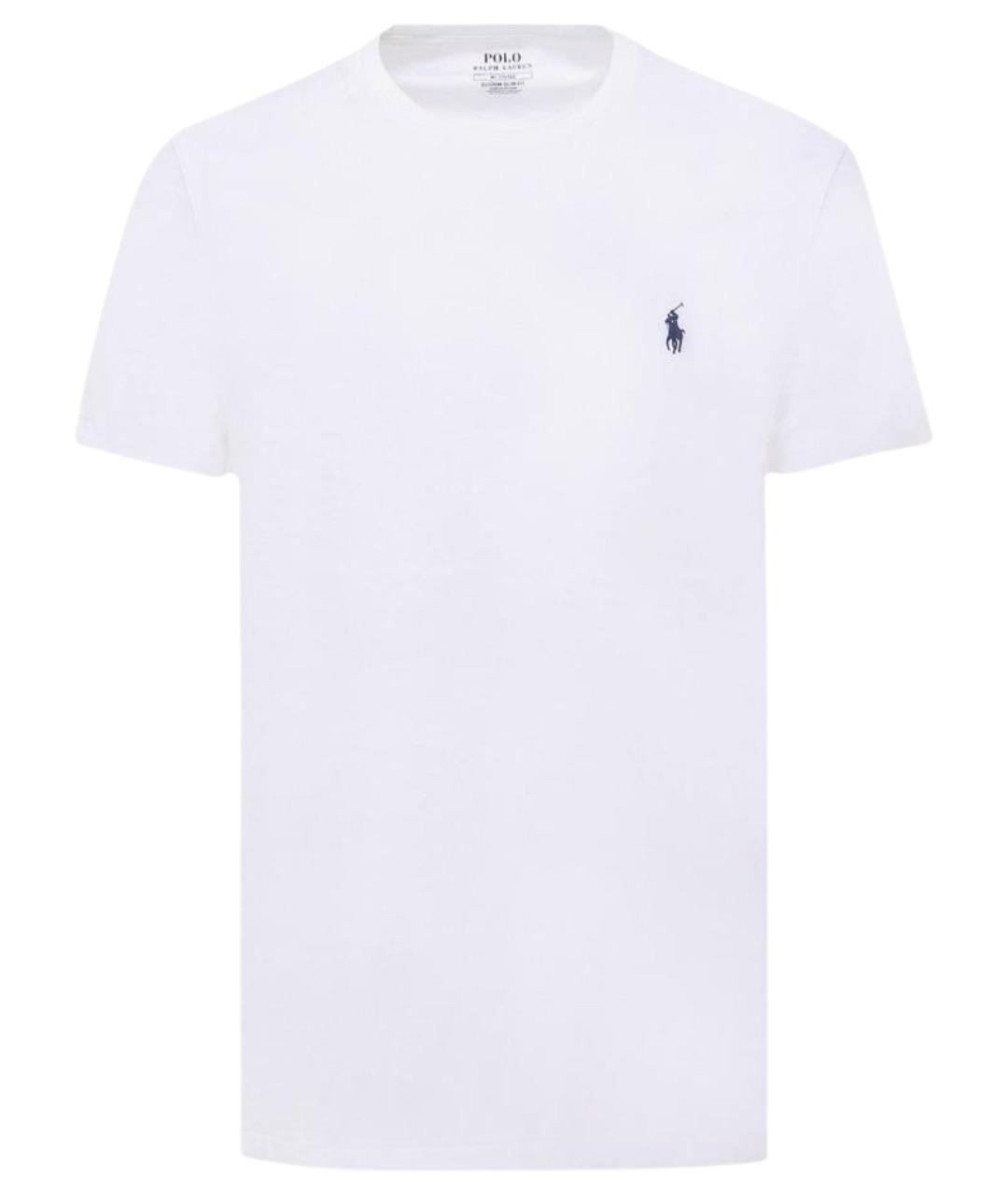 POLO RALPH LAUREN Белая хлопковая футболка, фото 1