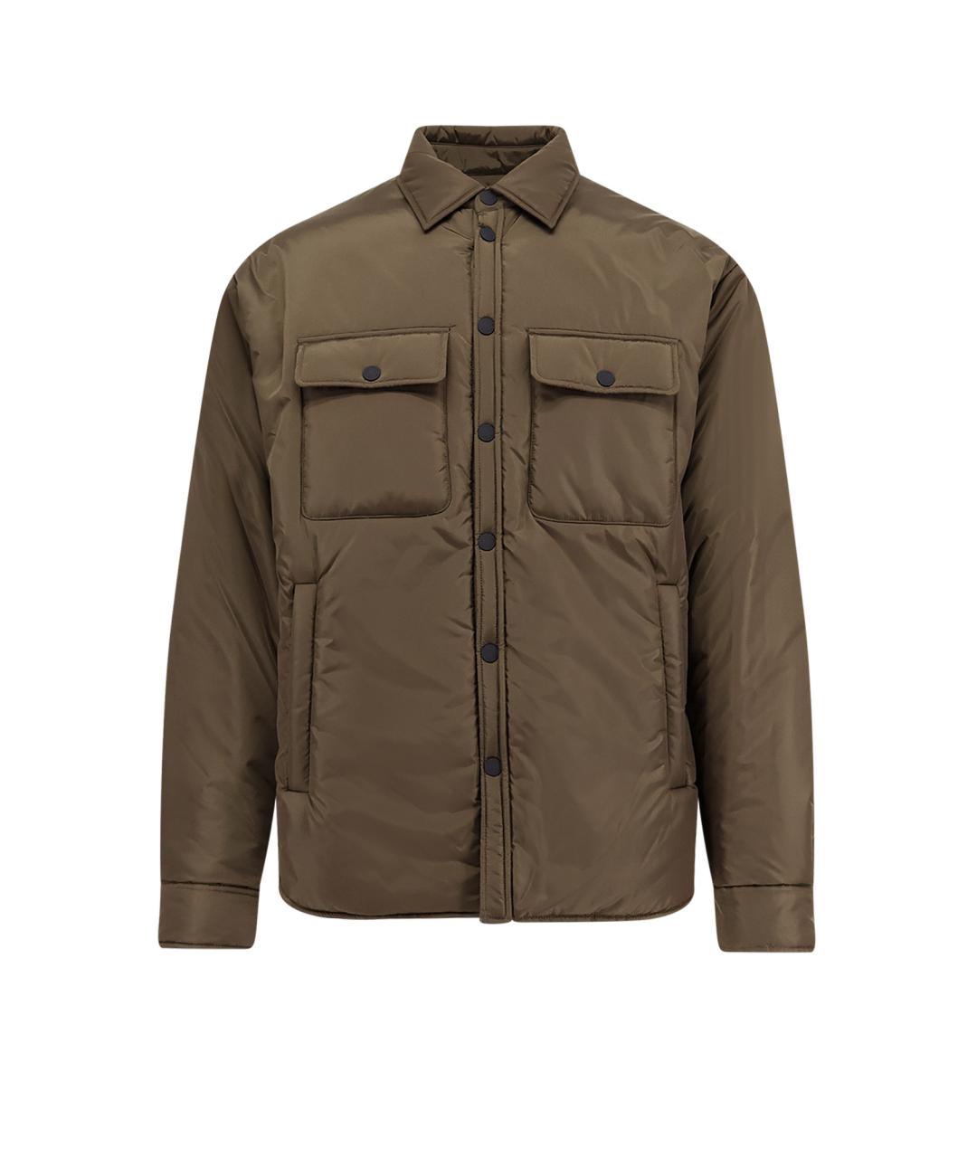 DSQUARED2 Хаки полиамидовая куртка, фото 1