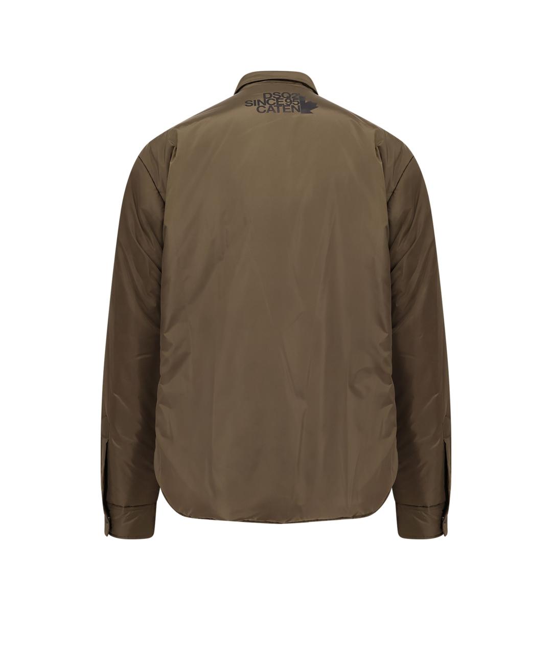 DSQUARED2 Хаки полиамидовая куртка, фото 2