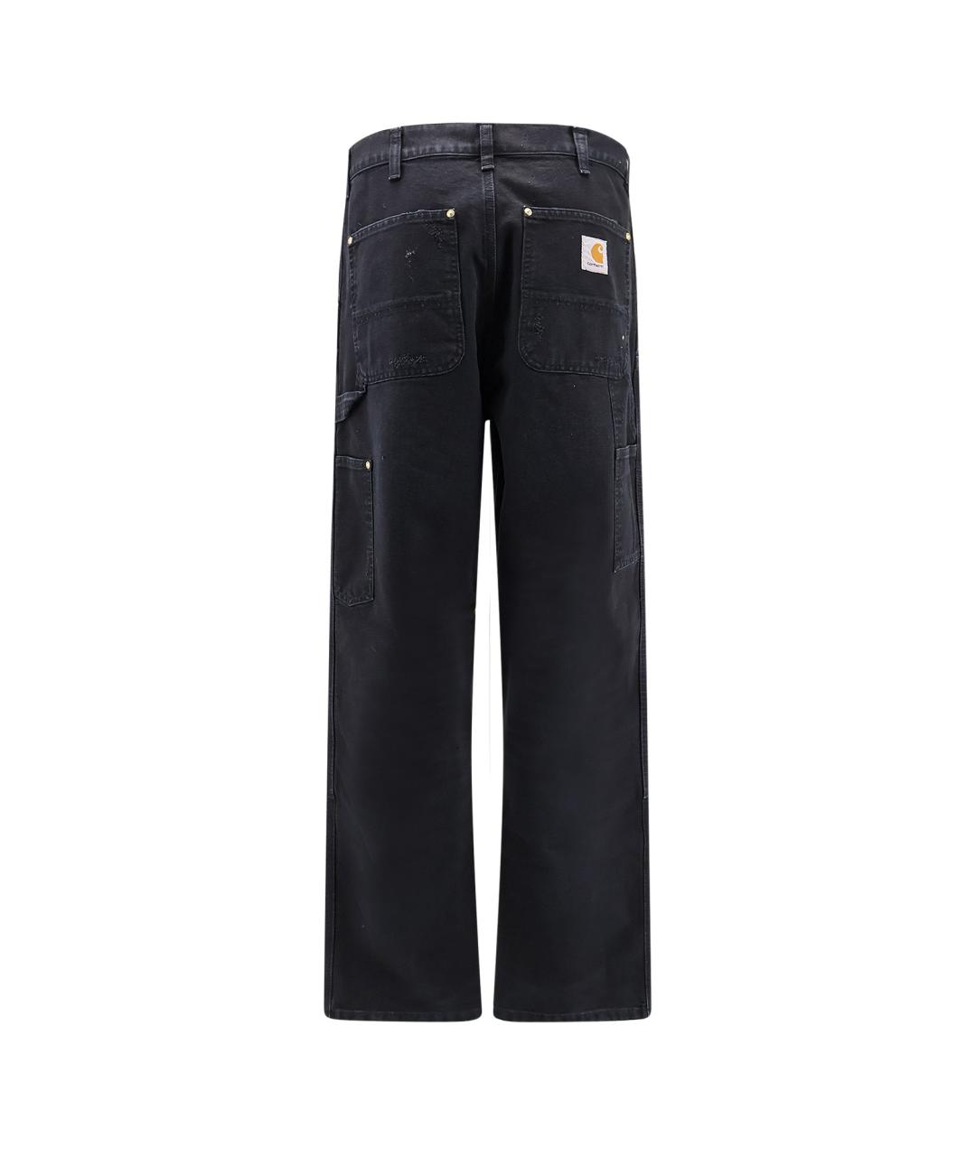 CARHARTT WIP Черные хлопковые прямые джинсы, фото 2