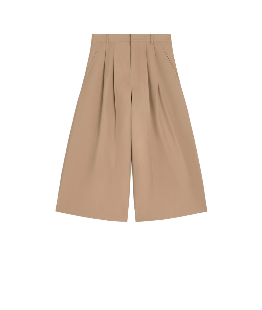 CELINE Бежевые шерстяные кюлоты, фото 1