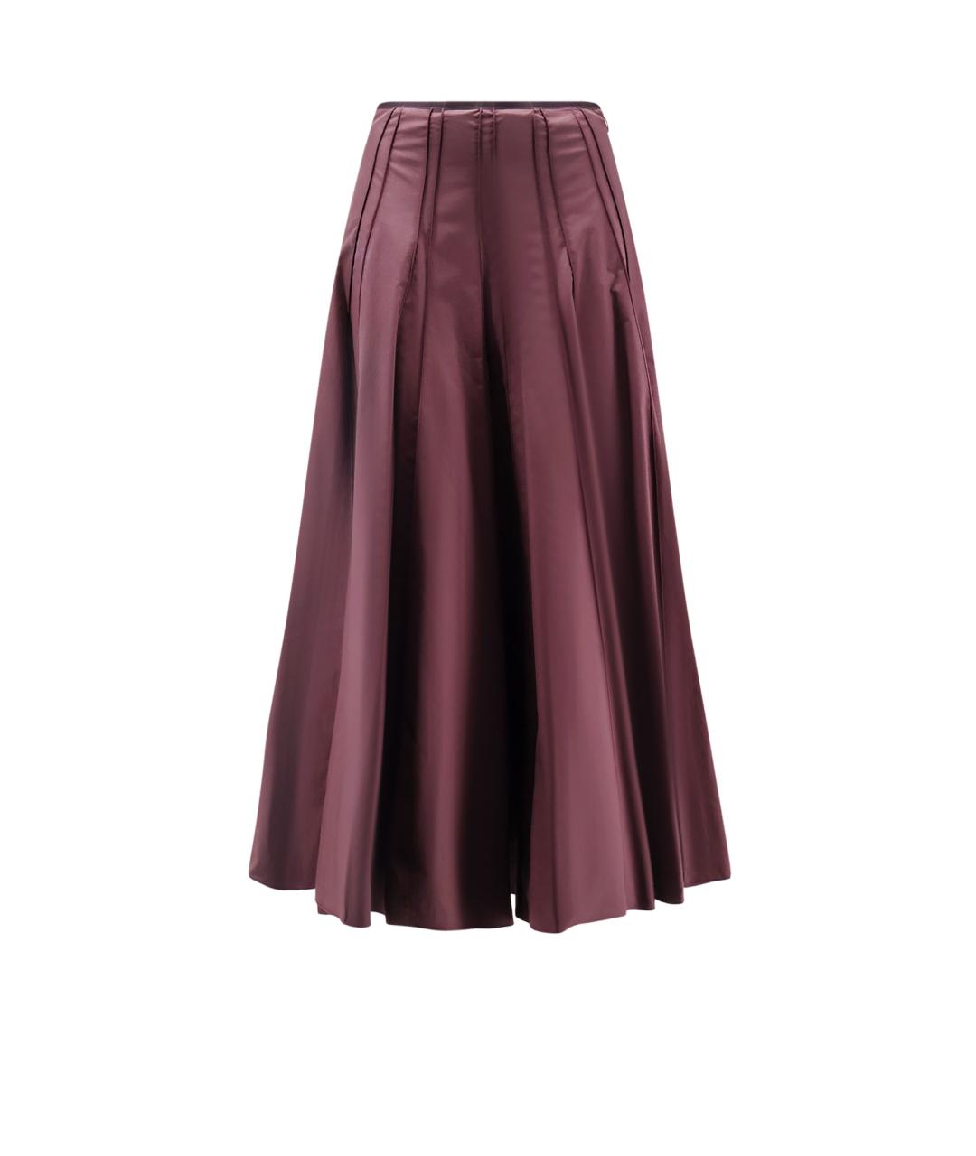 ALYSI Фиолетовая хлопковая юбка миди, фото 4