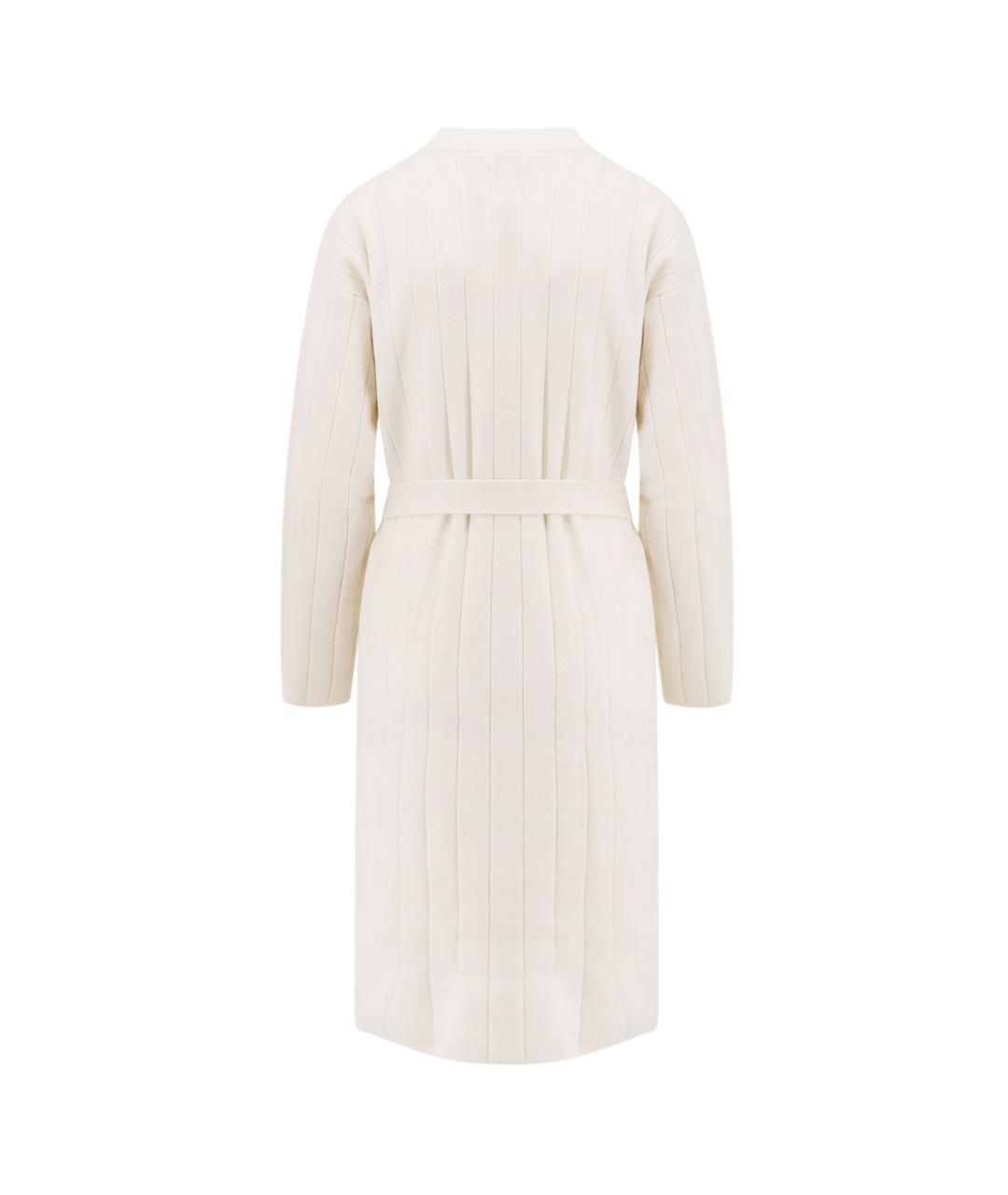 MAX MARA Белый кашемировый кардиган, фото 2