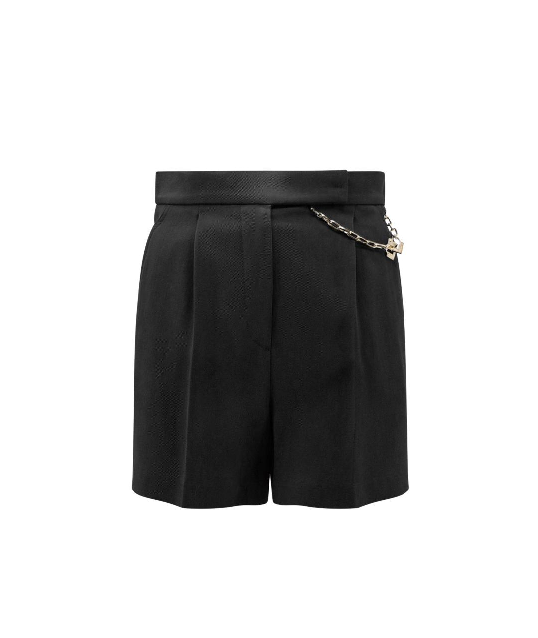 ELISABETTA FRANCHI Черные вискозные шорты, фото 4