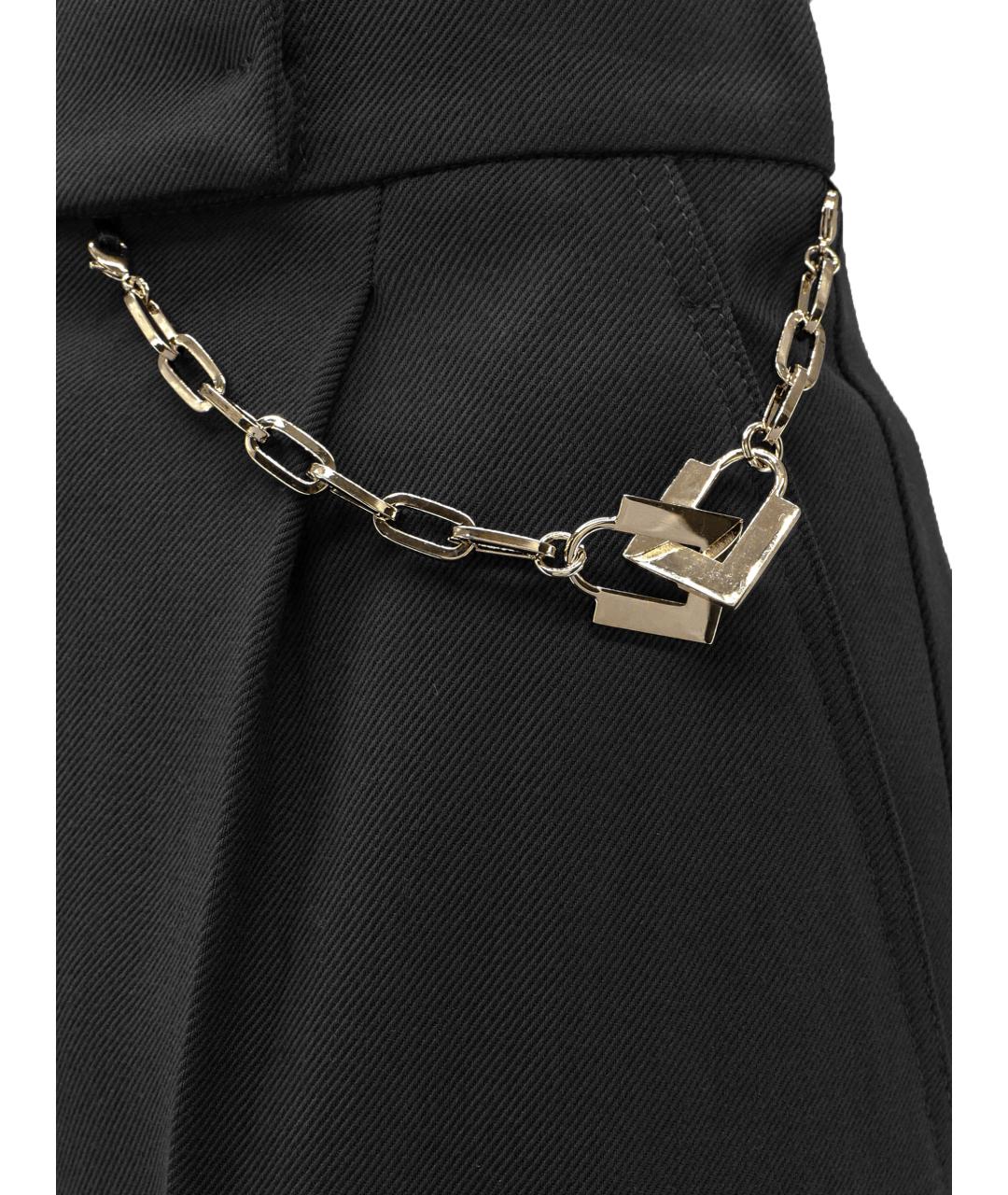 ELISABETTA FRANCHI Черные вискозные шорты, фото 3