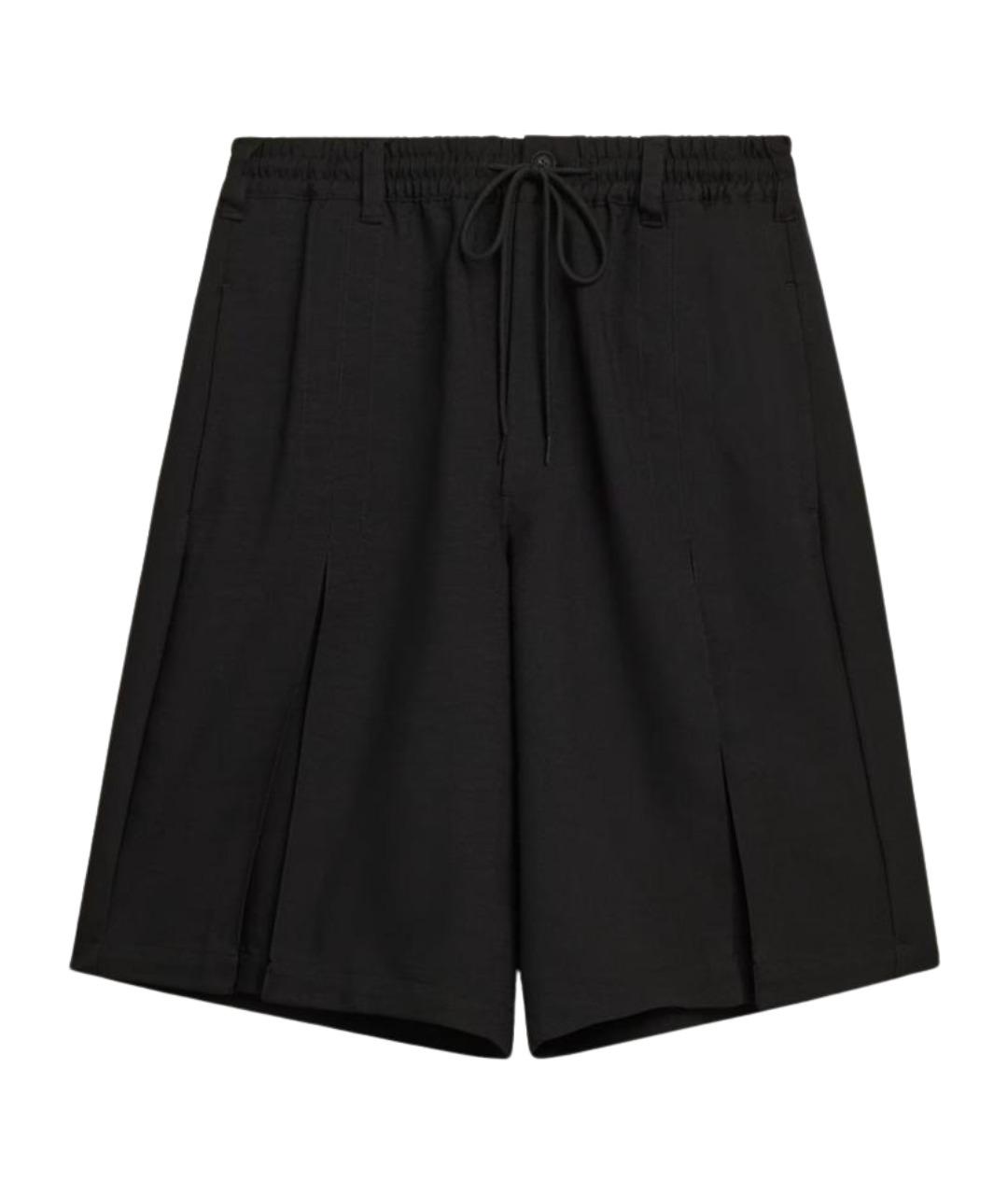 Y-3 Черные полиэстеровые шорты, фото 1