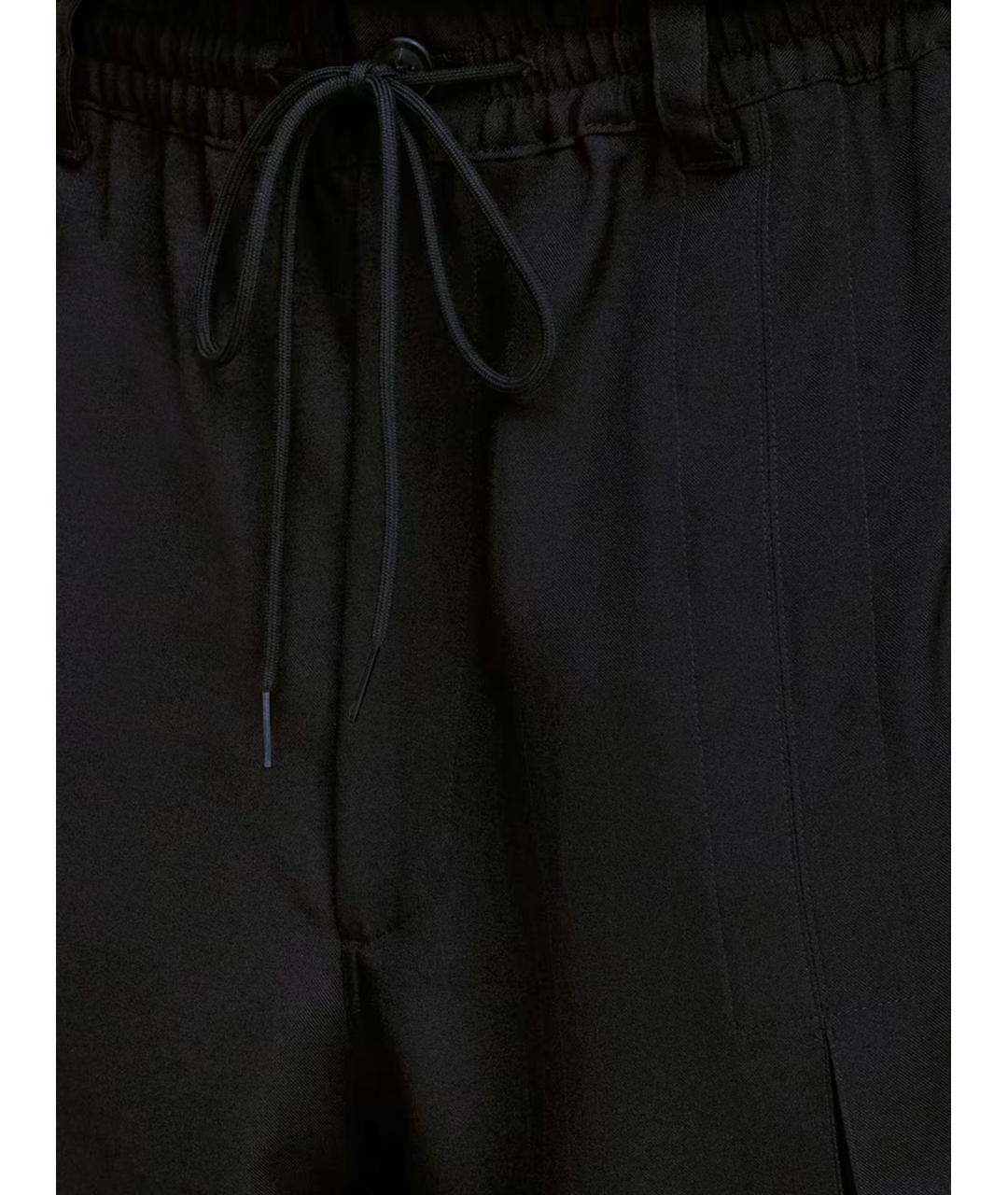 Y-3 Черные полиэстеровые шорты, фото 3