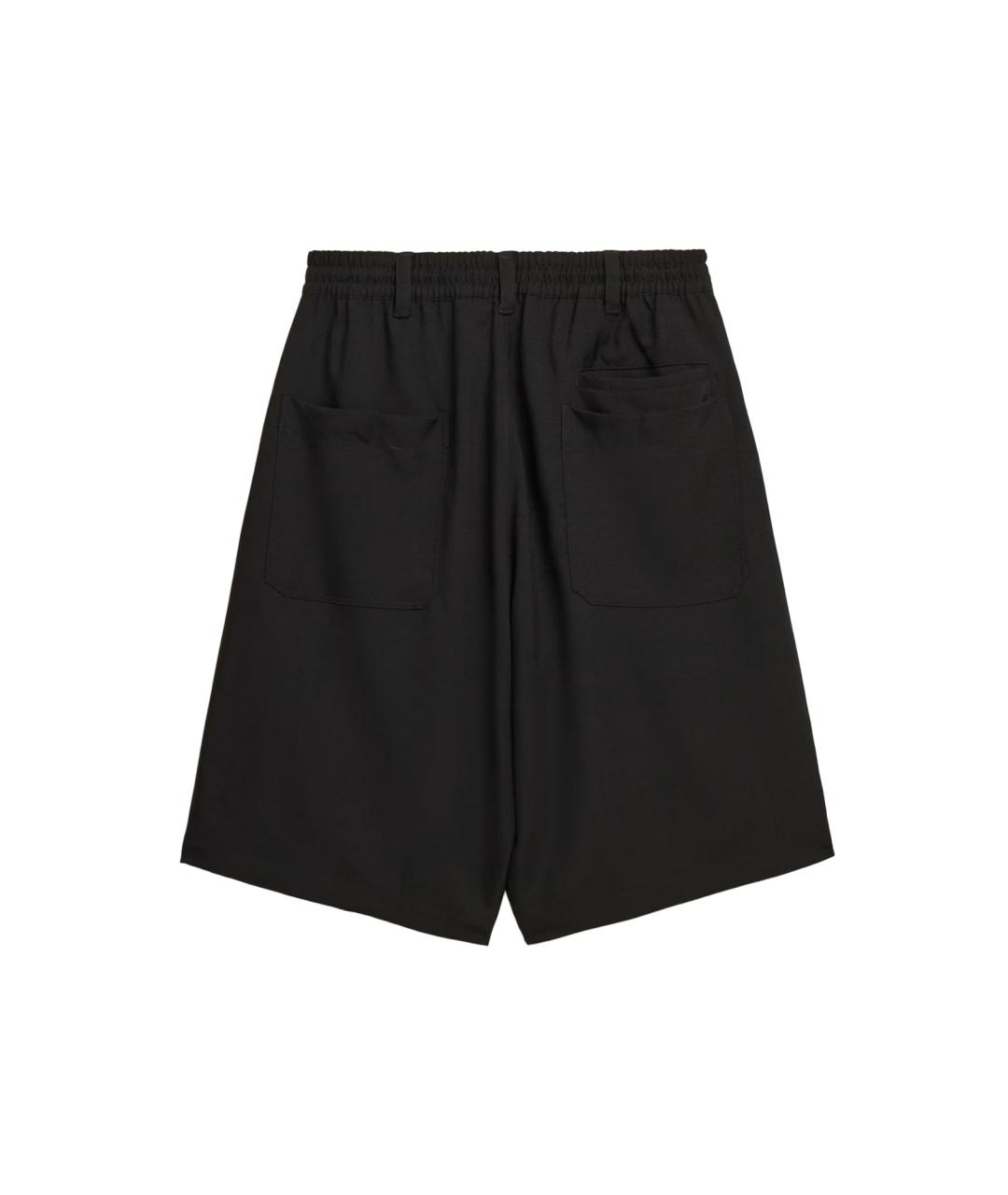 Y-3 Черные полиэстеровые шорты, фото 2