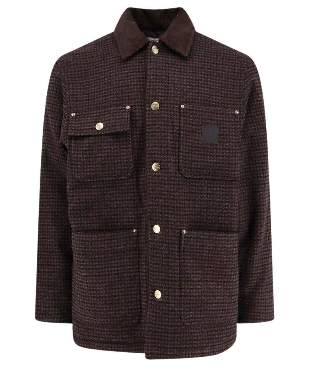 CARHARTT WIP Коричневая полиэстеровая куртка, фото 1