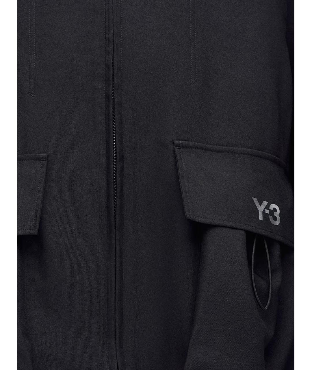 Y-3 Черная полиамидовая куртка, фото 3