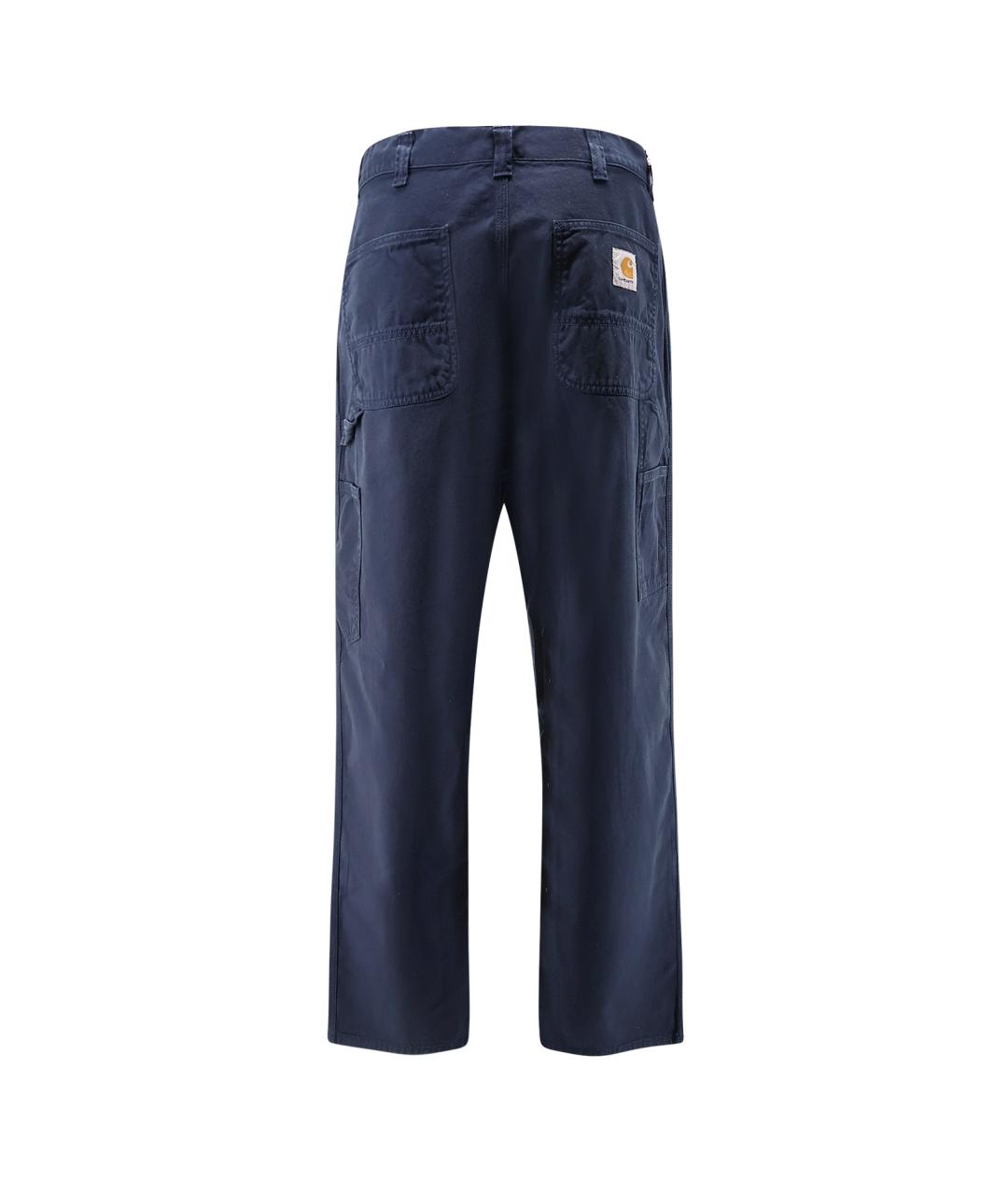 CARHARTT WIP Темно-синие хлопковые повседневные брюки, фото 2