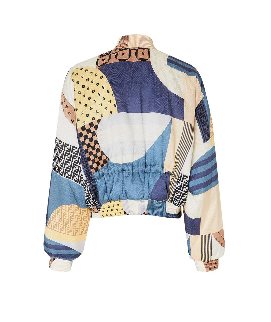 FENDI Мульти шелковая куртка, фото 2