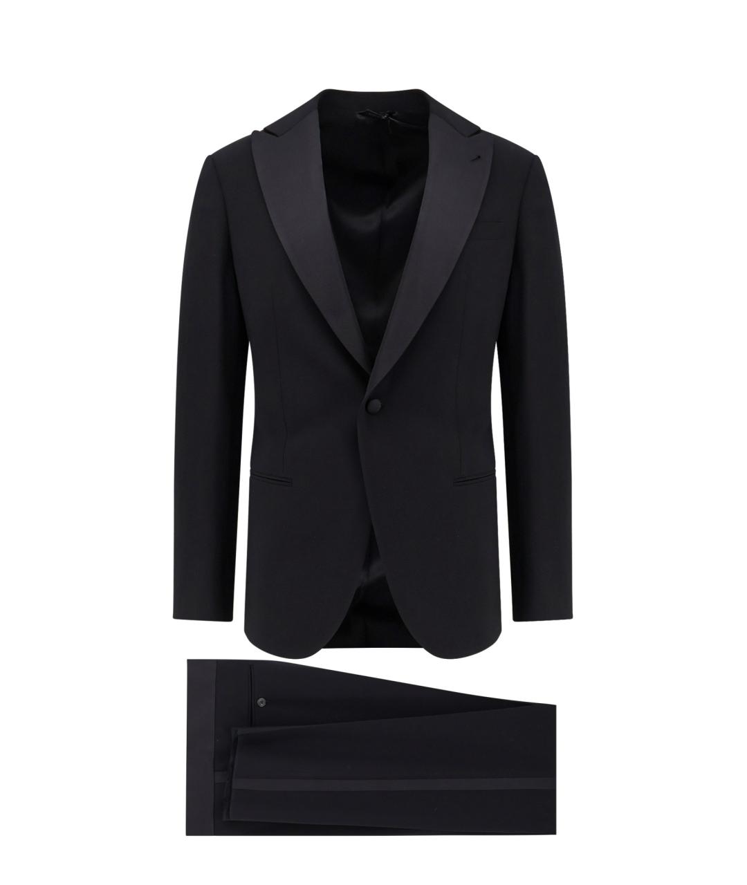 GIORGIO ARMANI Черный вечерний костюм, фото 1
