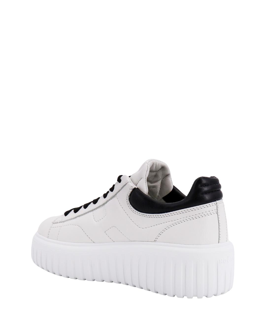 HOGAN Белые кожаные кеды, фото 3