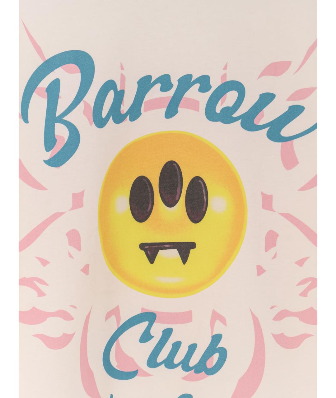 BARROW Бежевая хлопковая футболка, фото 3