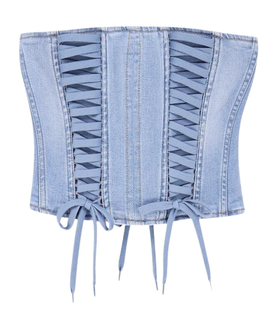 ELISABETTA FRANCHI Голубой корсеты, фото 1