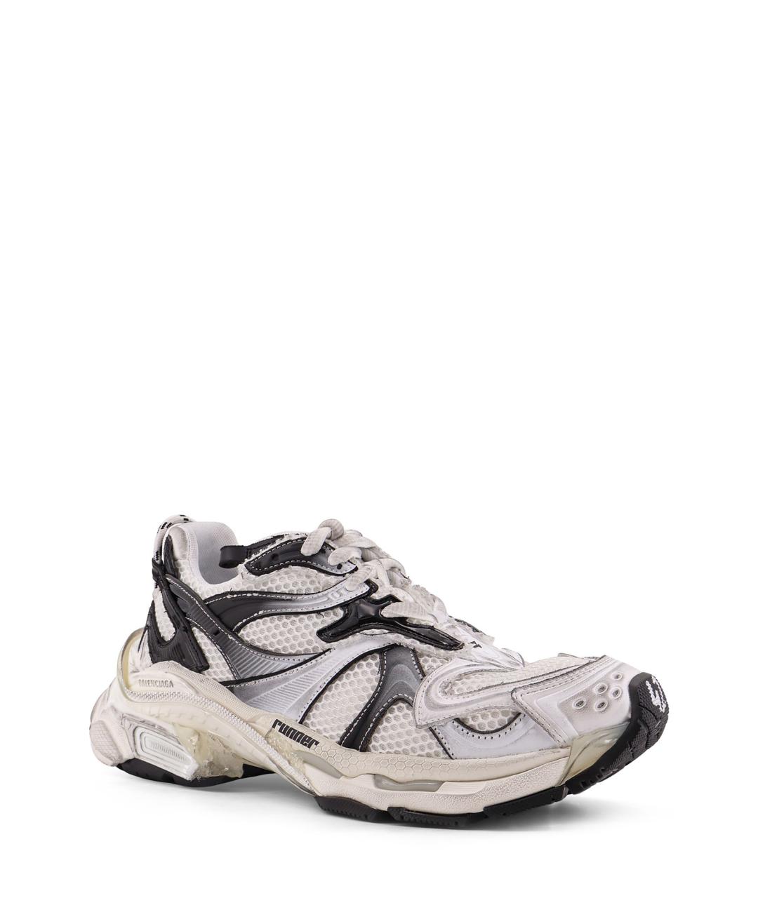 BALENCIAGA Мульти текстильные низкие кроссовки / кеды, фото 2