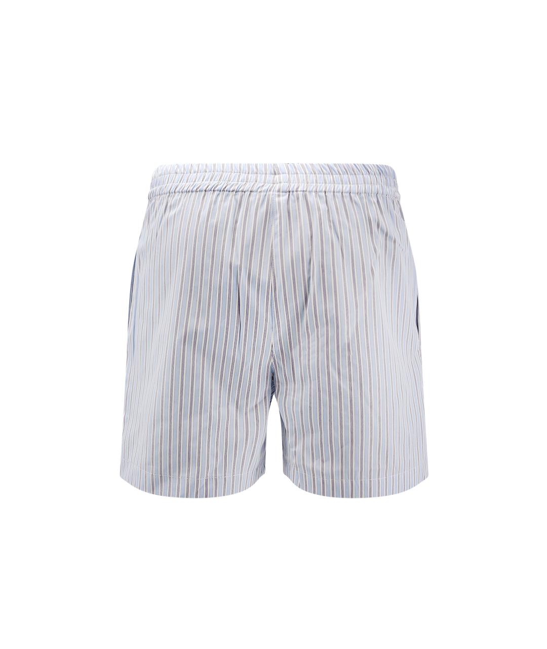 THE ATTICO Голубые хлопковые шорты, фото 2