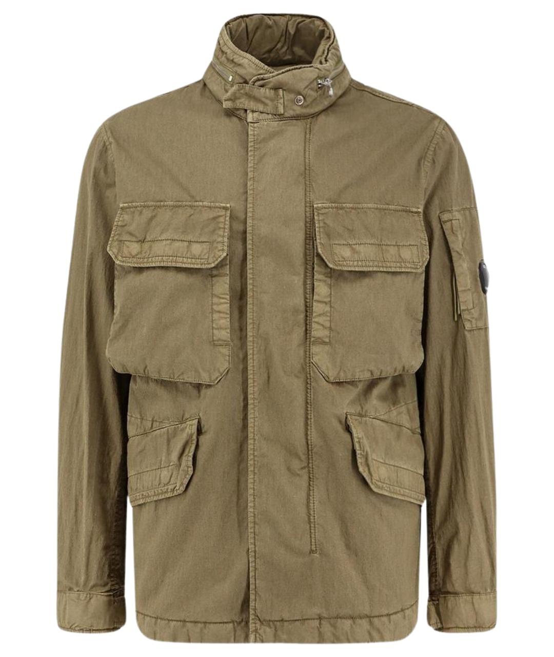 CP COMPANY Хаки хлопковая куртка, фото 1