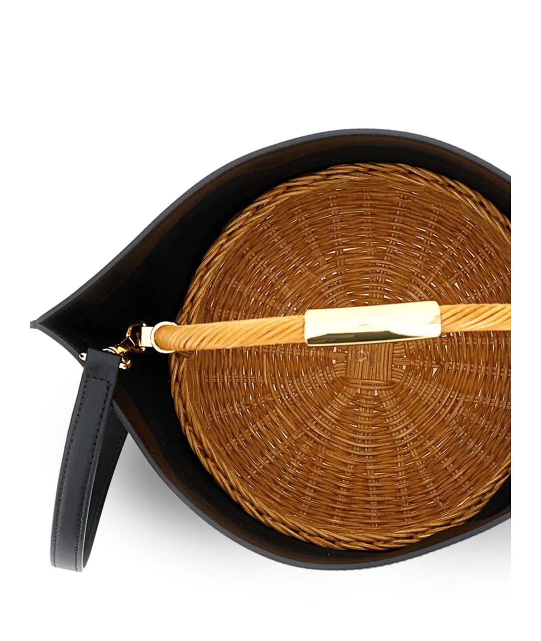 SACAI Черная кожаная сумка тоут, фото 4