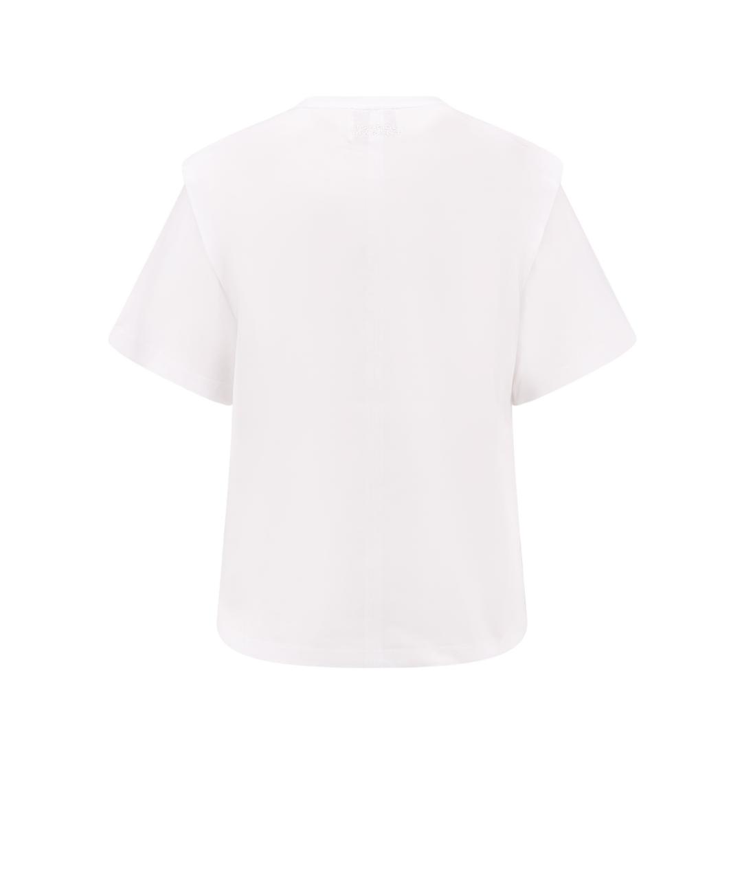 ISABEL MARANT Белая хлопковая футболка, фото 2