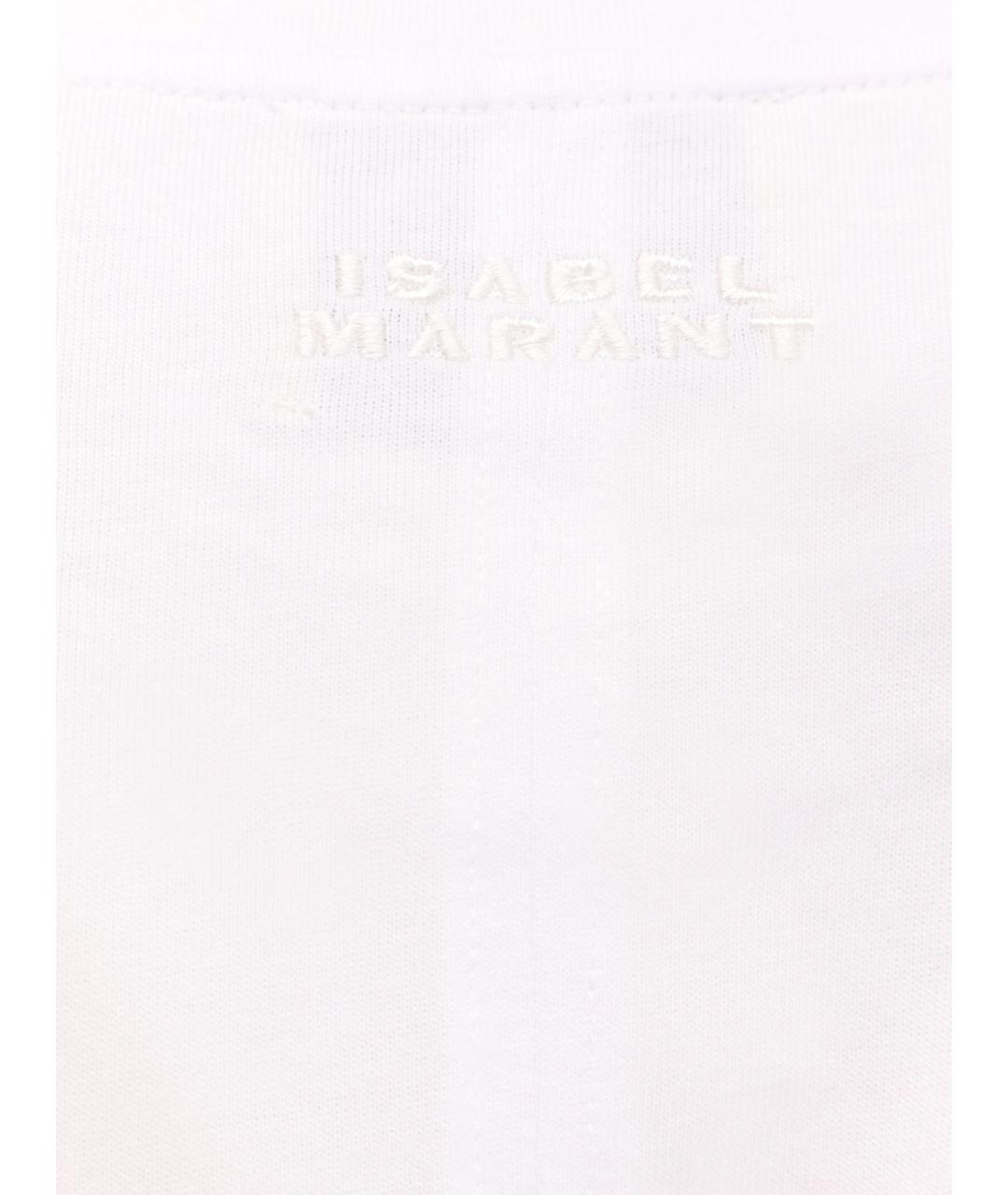 ISABEL MARANT Белая хлопковая футболка, фото 3