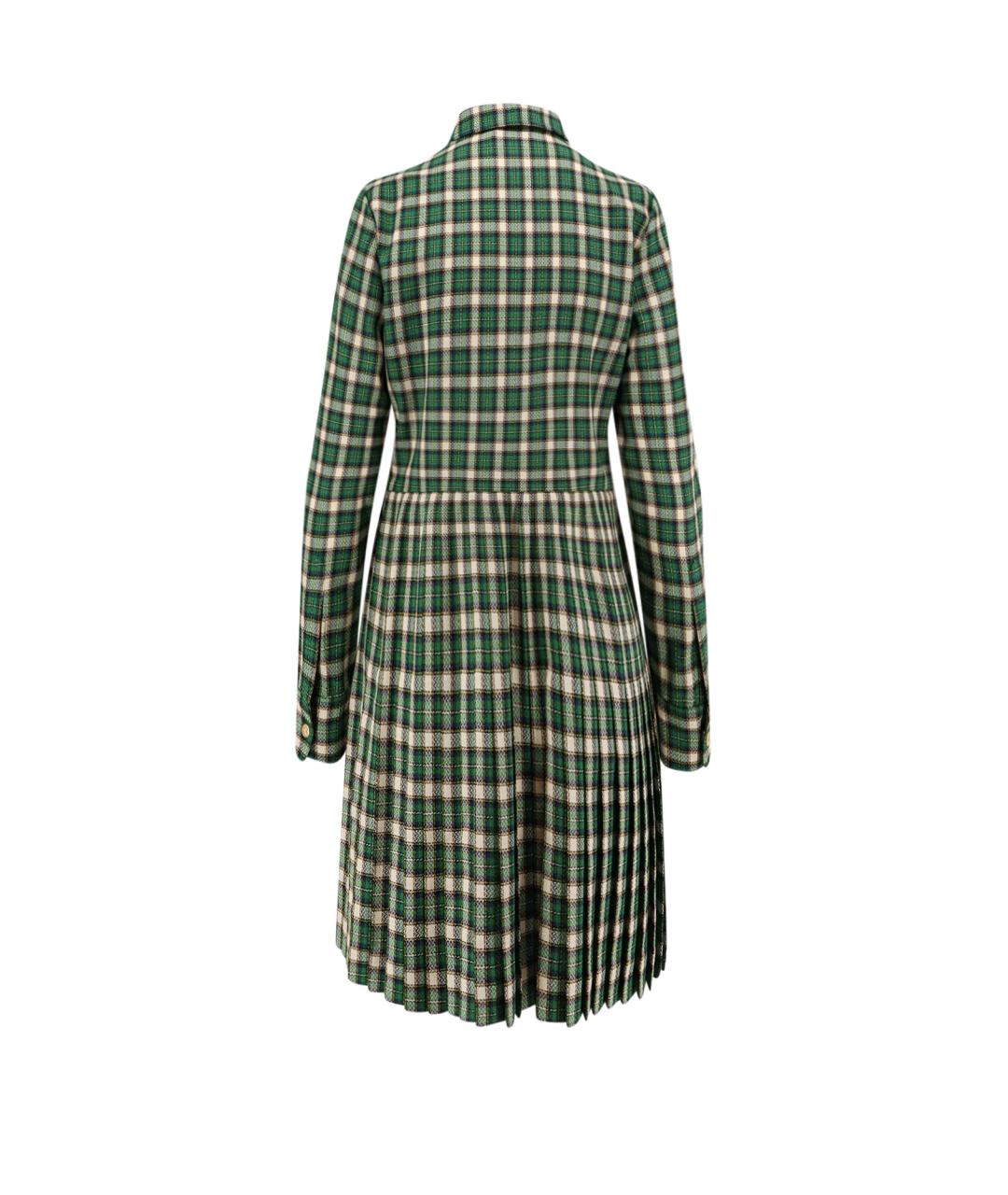 CELINE Мульти шерстяное повседневное платье, фото 2