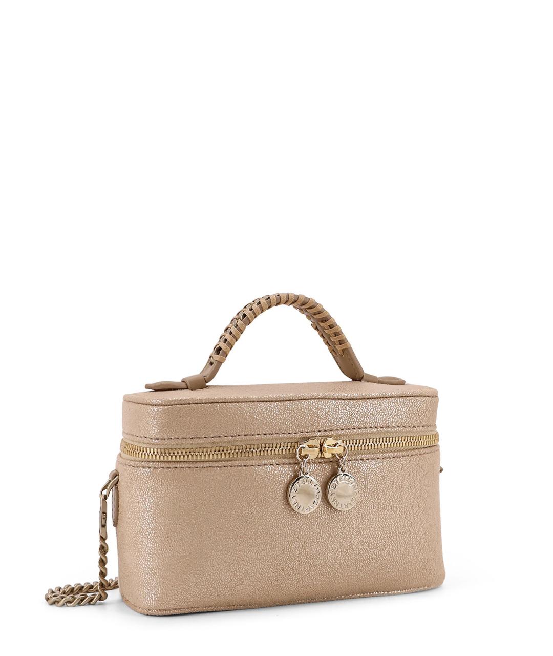 STELLA MCCARTNEY Золотая сумка тоут из искусственной кожи, фото 3